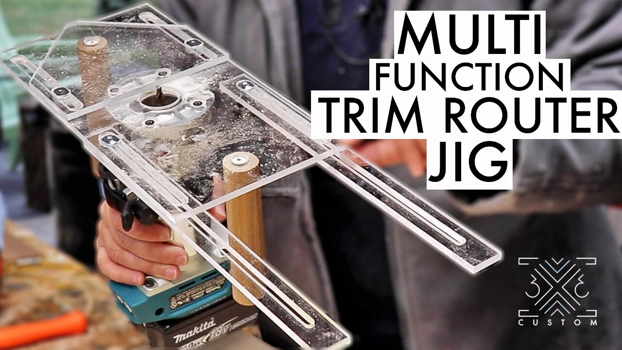 6 IN ONE Trim Router Jig 3x3 Custom